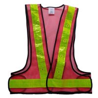 LED Safety Vest with 16 LED Lights